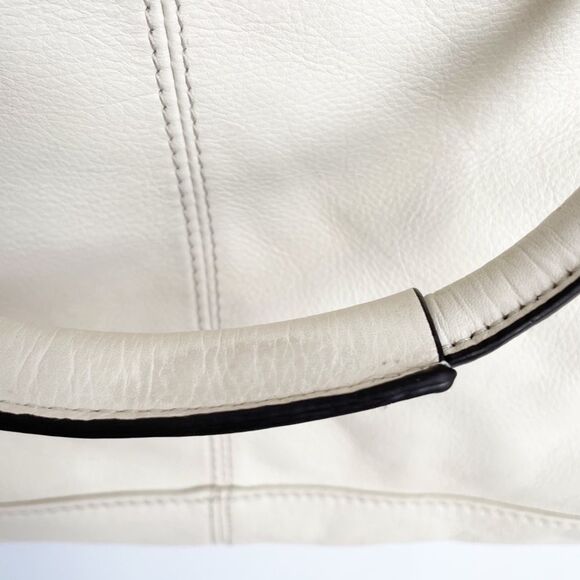 Vince Camuto Cream Gold Crossbody Handbag - Picture 4 of 12